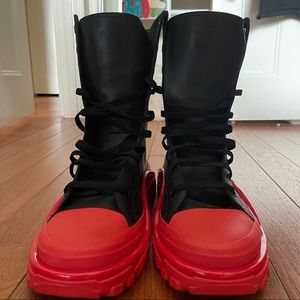 SOLD. adidas Raf Simons Detroit High Boots